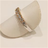 Anello Vidali Gioielli Donna in Oro bianco Zircone ANOR-28-34 - ANOR-28-34